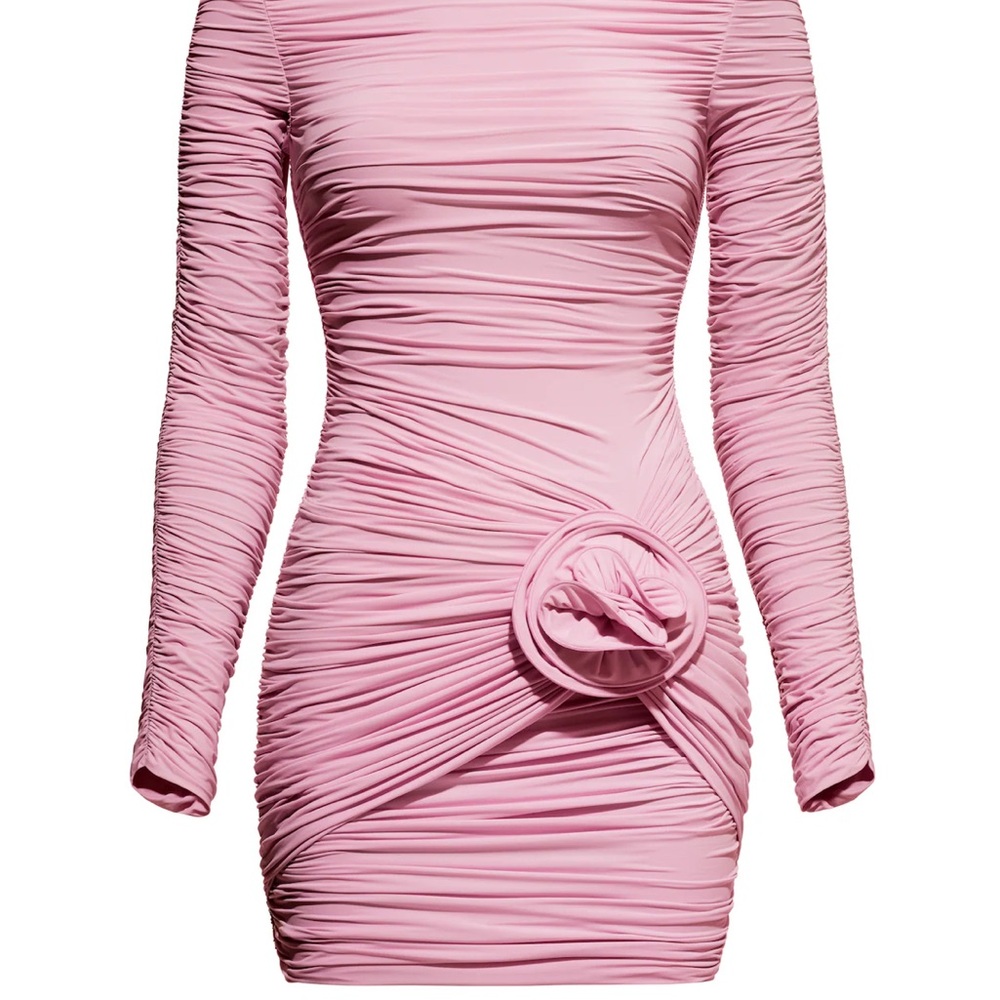 MAGDA BUTRYM H&M
ROSE-APPLIQUÉD MOCK TURTLENECK DRESS